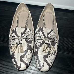 Snake Print Zara loafers